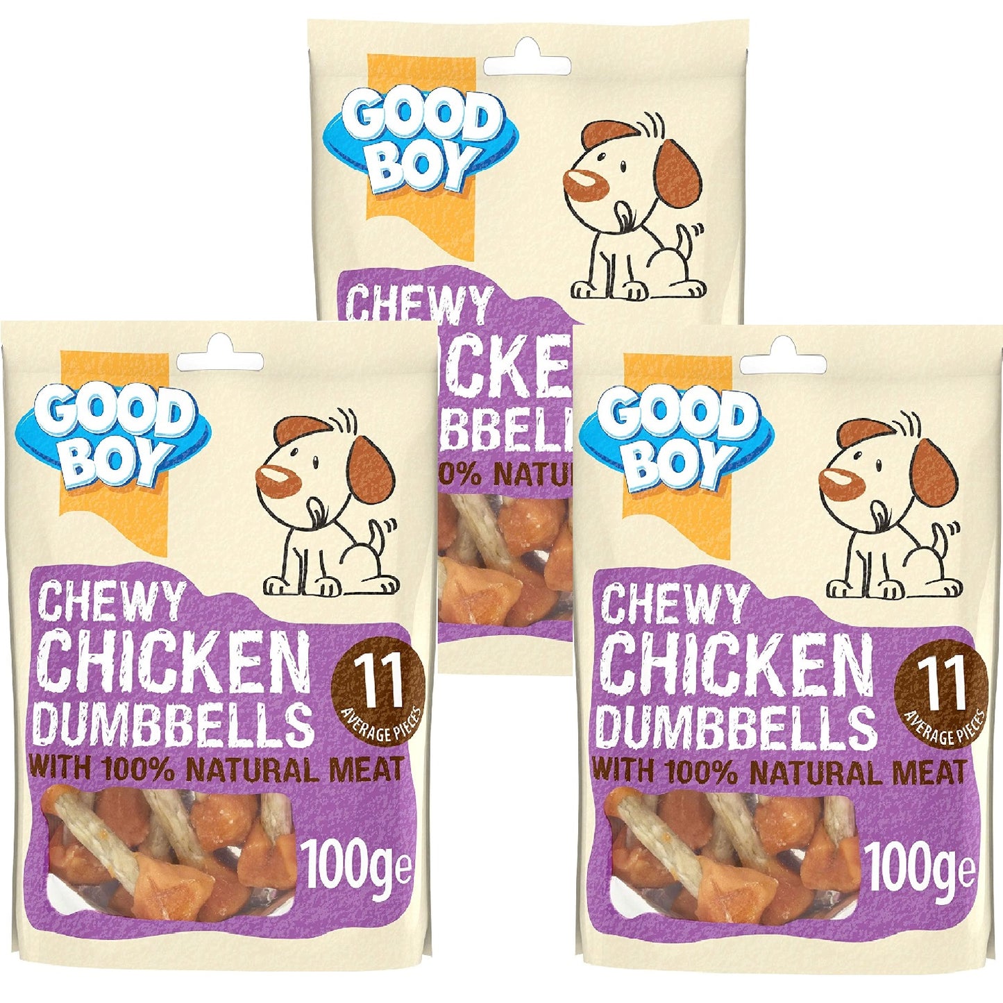 Good Boy - Chewy Chicken Dumbbells (100g)