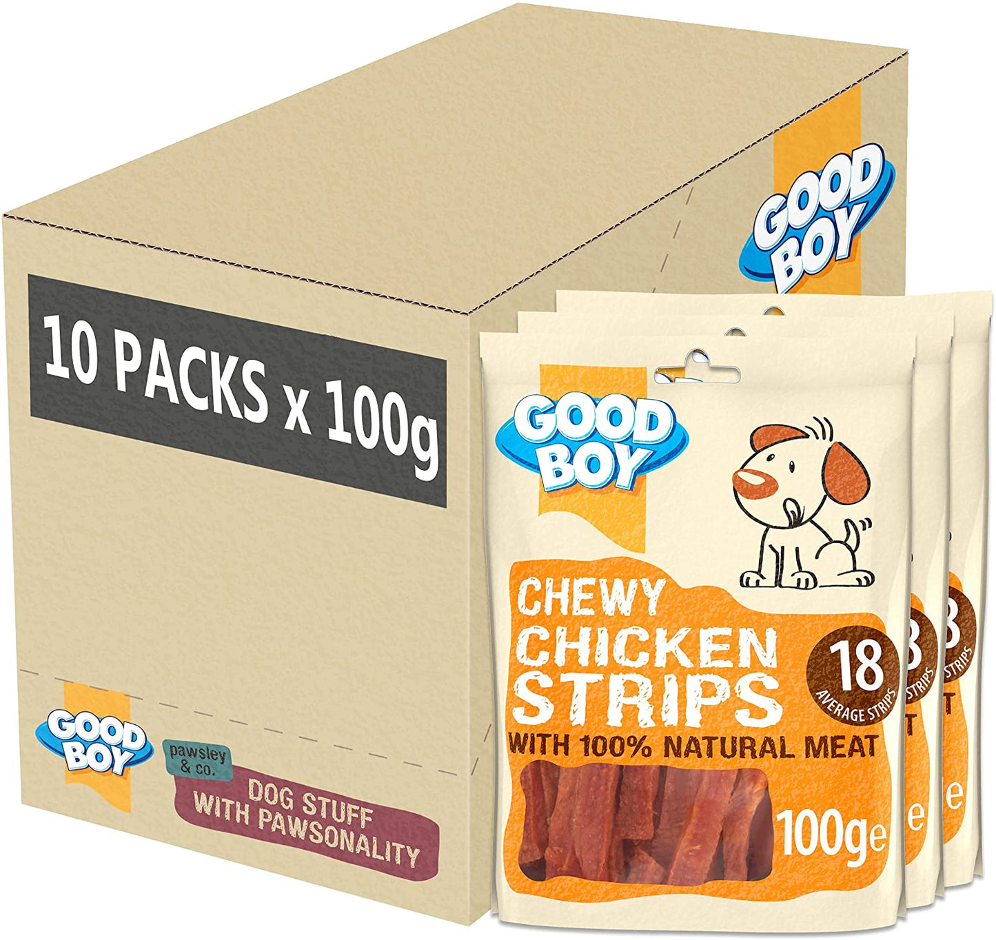 Good Boy - Chewy Chicken Strips (100g)