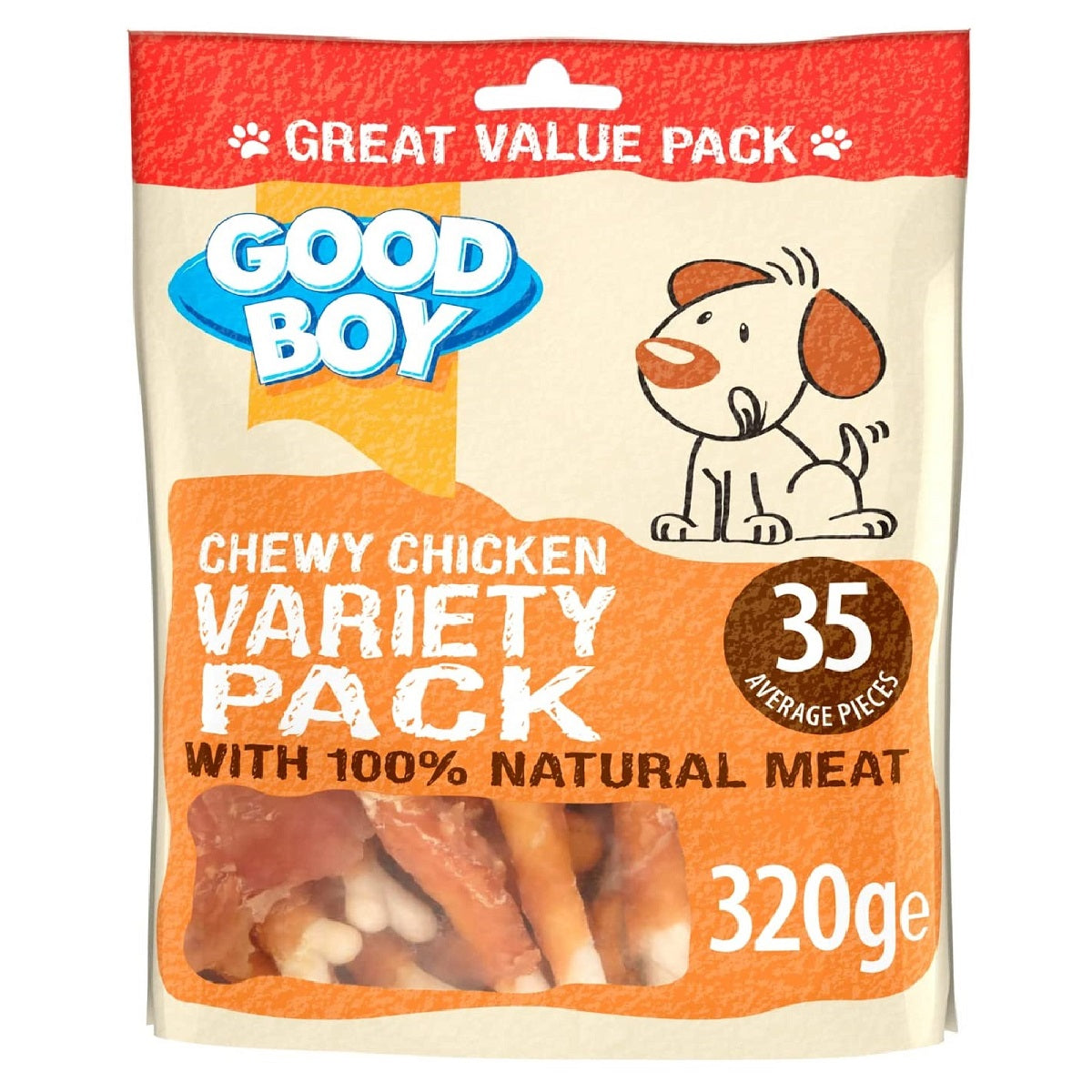 Good Boy - Chewy Chicken Variety Pack (320g)