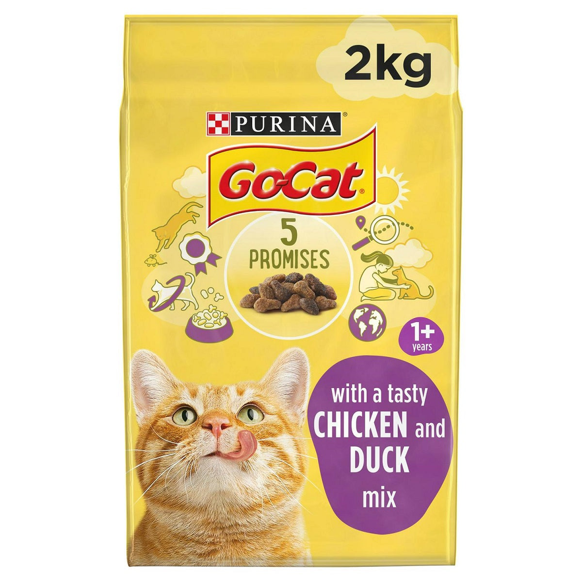 Go-Cat - Adult 1+ Chicken & Duck