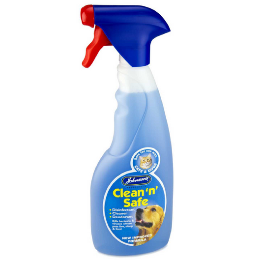 Johnsons - Clean 'n' Safe Dog & Cat Disinfectant Spray (500ml)