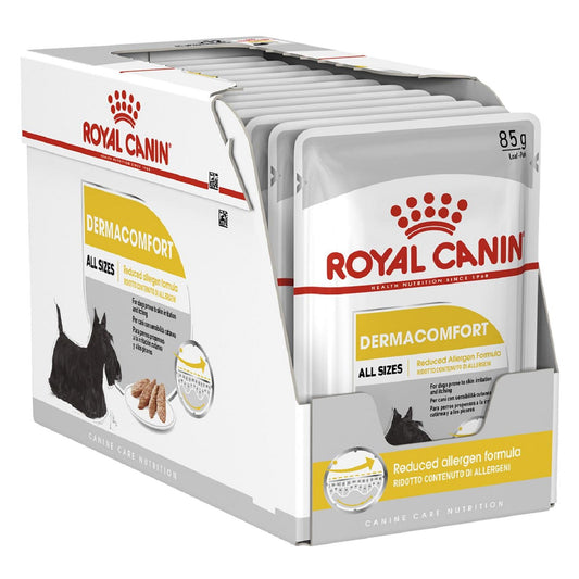ROYAL CANIN - Dermacomfort Care Pouches (12 x 85g)