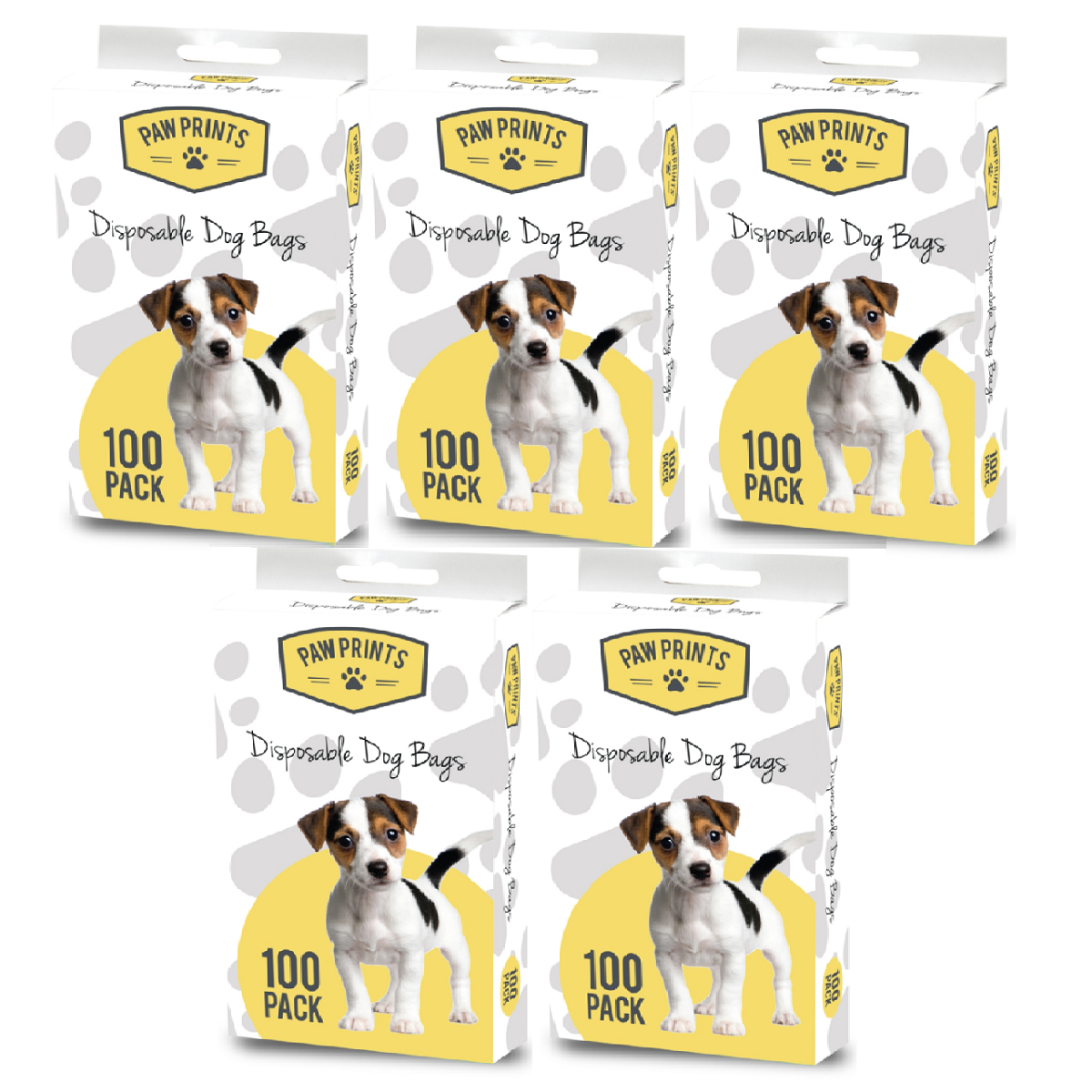 Paw Prints - Disposable Doggy Bags (100pk)