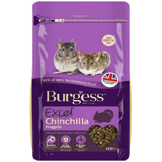 Burgess - Excel Chinchilla Nuggets (1.5kg)