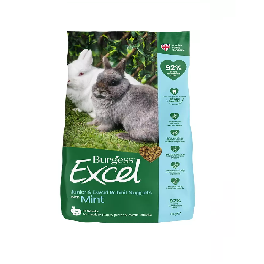 Burgess - Excel Junior & Dwarf Rabbit Nuggets