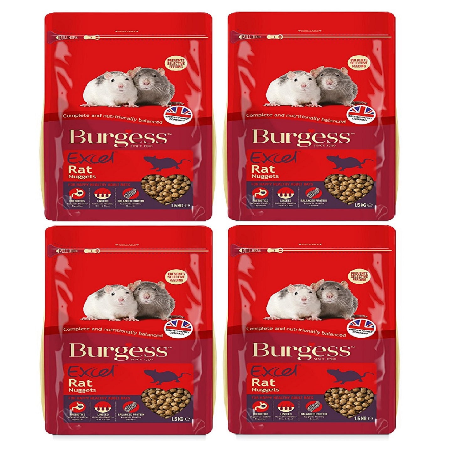 Burgess - Excel Rat Nuggets (1.5kg)