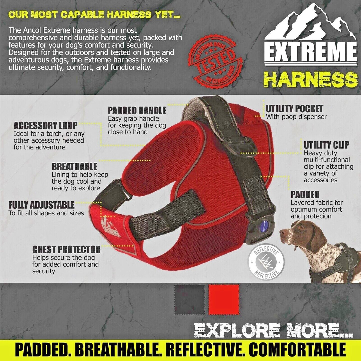 Ancol - Extreme Dog Harness