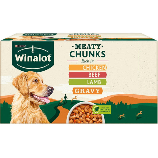 Winalot - Pouches Meaty Chunks in Gravy