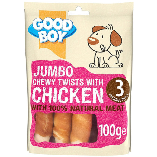 Good Boy - Jumbo Chewy Twists with Chicken (100g)