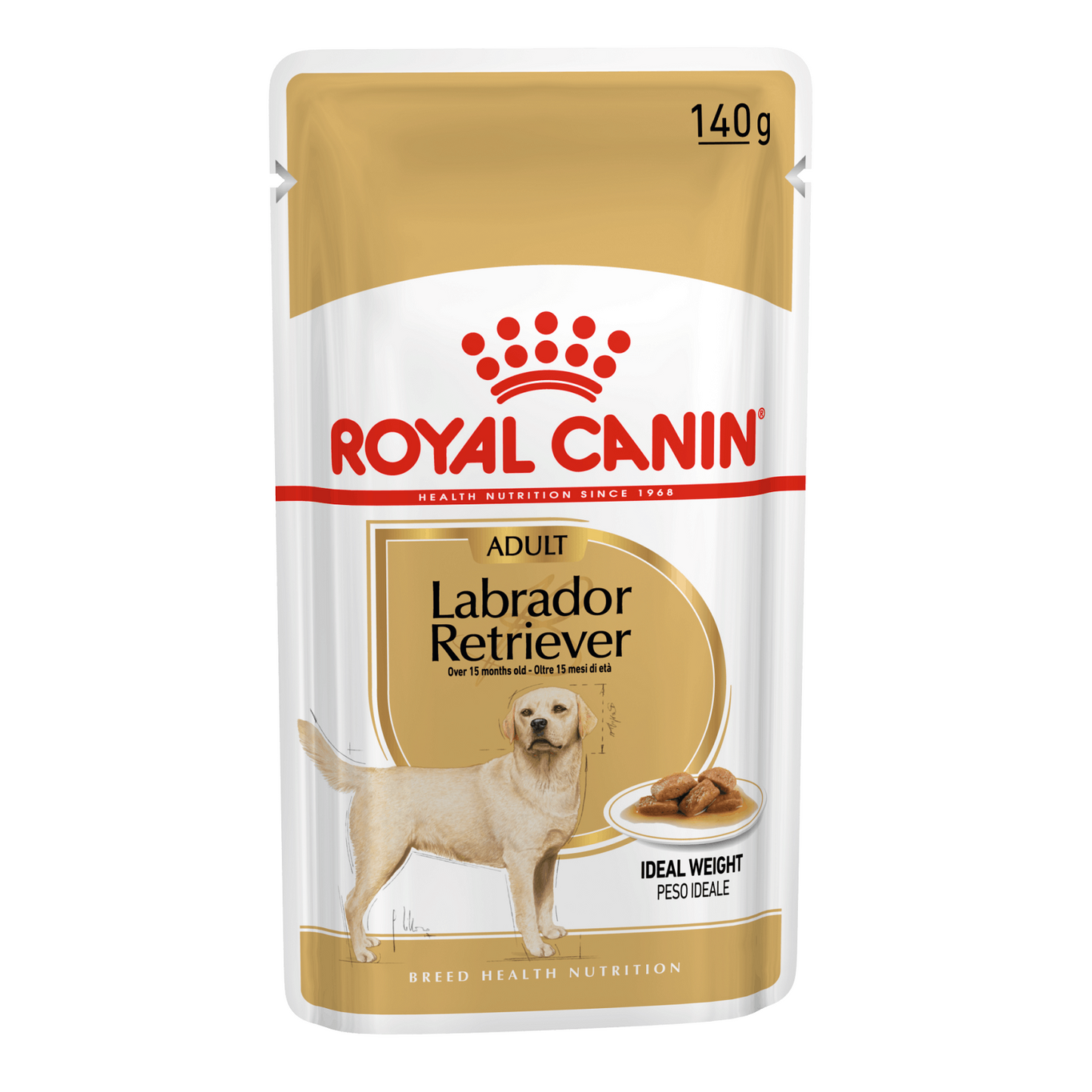 ROYAL CANIN - Labrador Retriever Adult Pouches (10 x 140g)