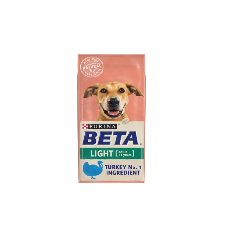 Beta light top dog food