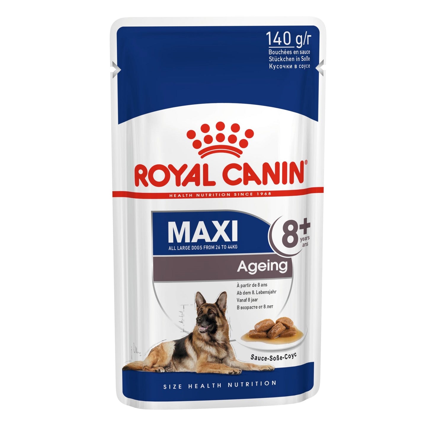 ROYAL CANIN - Maxi 8+ Ageing Pouches (10 x 140g)