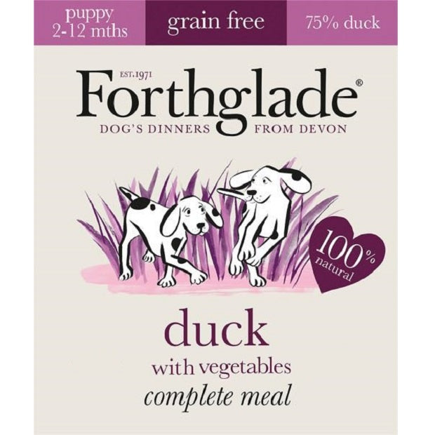 Forthglade - Complete Puppy Duck & Veg (18 x 395g)