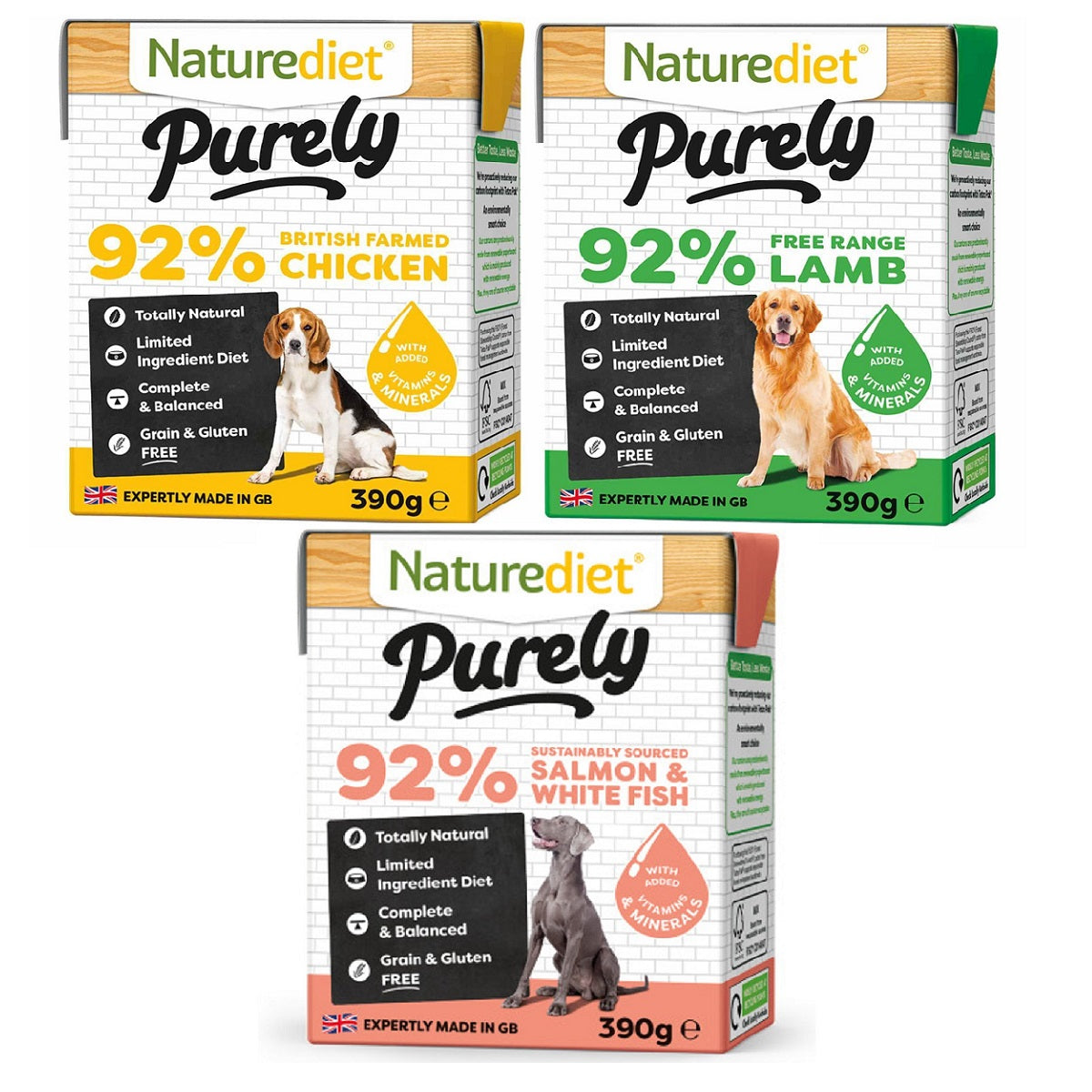 Naturediet - Purely (18 x 390g)