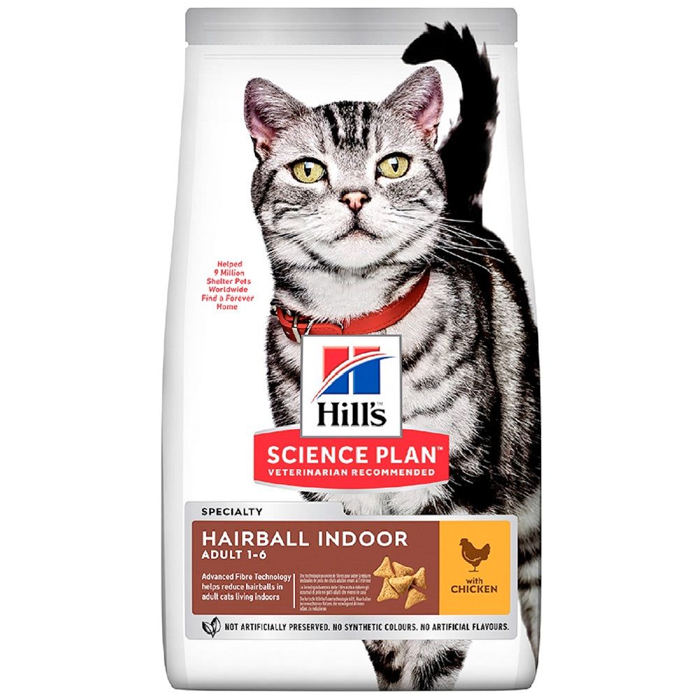 Hill Science Plan - Hairball Indoor Adult (1.5kg)