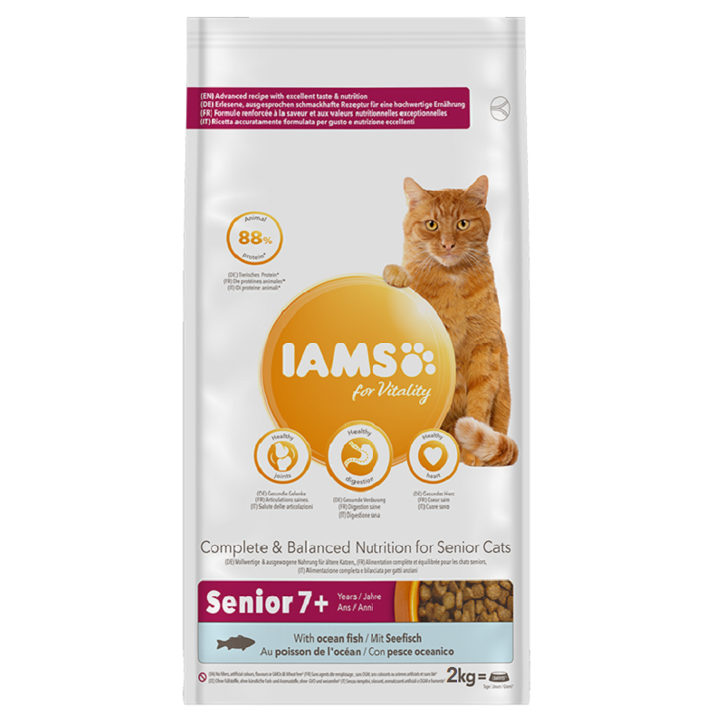 Iams - Senior 7+ Cat Fish (2kg)