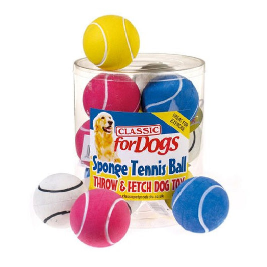 CLASSIC - Sponge Rubber Tennis Balls (60mm)