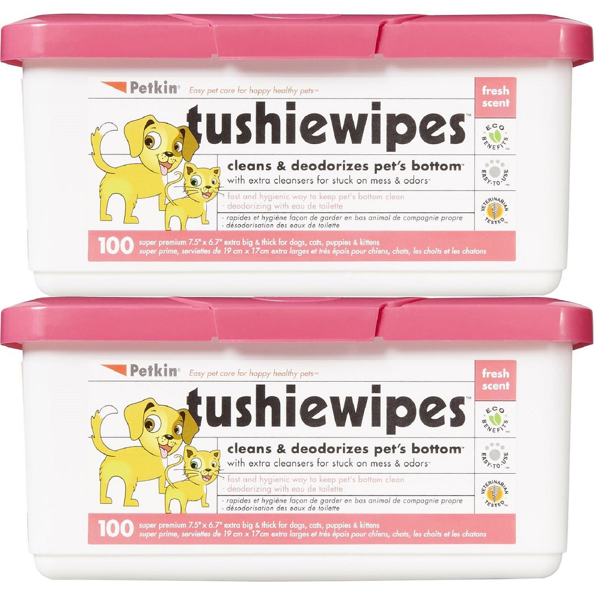 Petkin - Tushie Wipes (100pk)