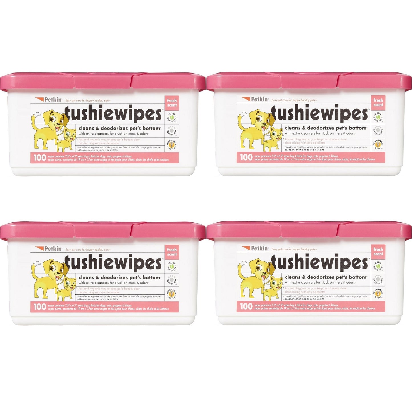 Petkin - Tushie Wipes (100pk)