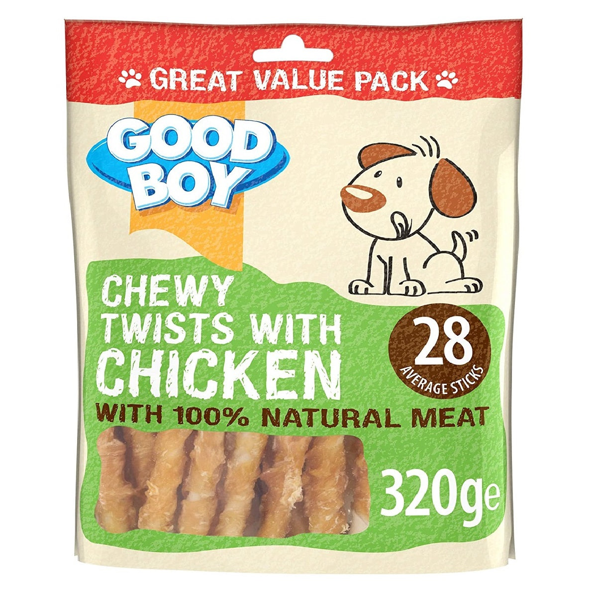 Good Boy - Chewy Twists with Chicken (320g)