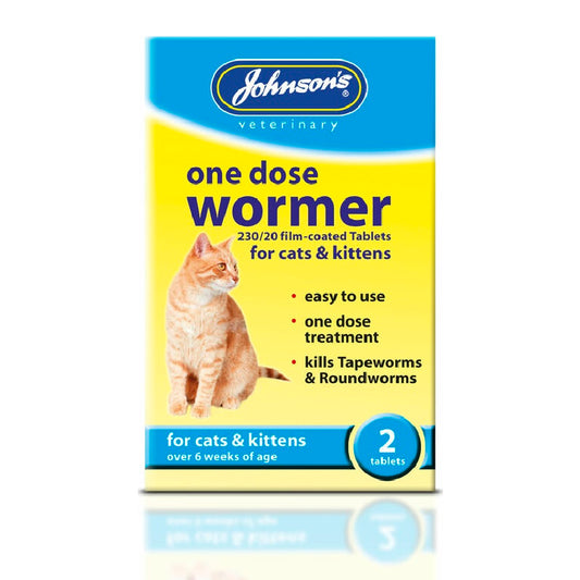 Johnson's - One Dose Cat Wormer
