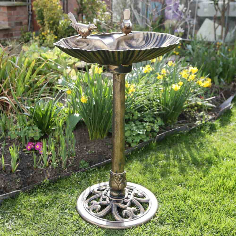 Bronze Effect Bird Bath