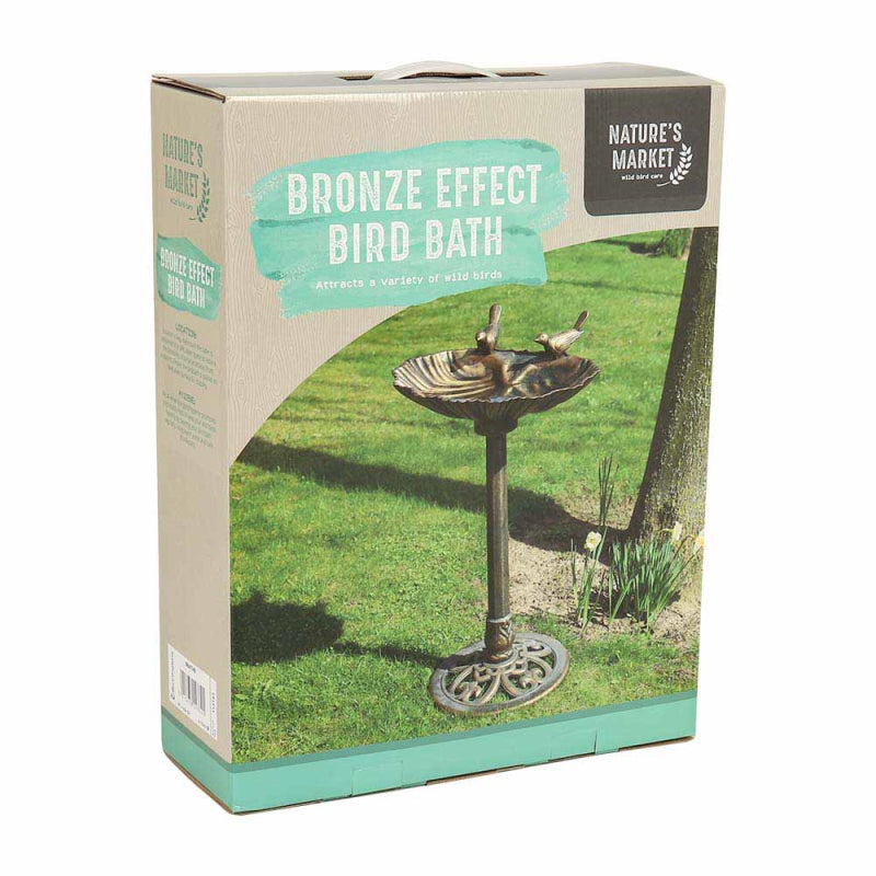 Bronze Effect Bird Bath