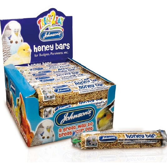 Johnson's - Budgie & Parakeet Honey Bars