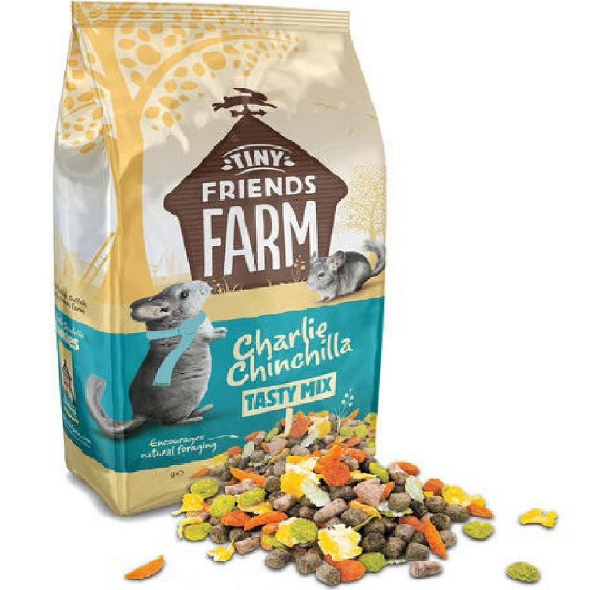 Tiny Friends Farm - Charlie Chinchilla Tasty Mix