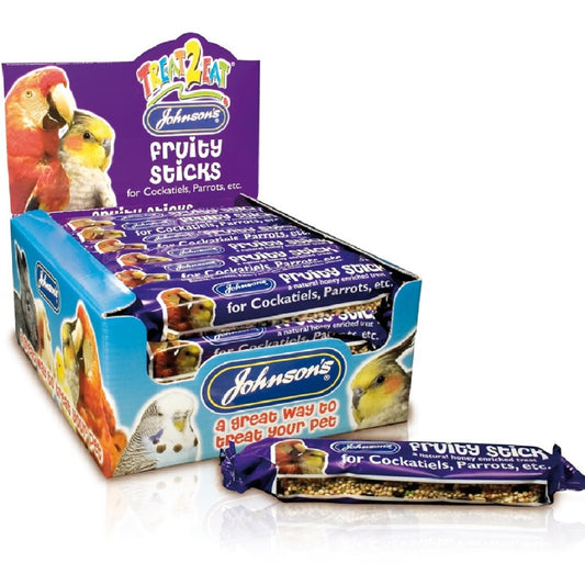 Johnson's - Cockatiel & Parrot Fruity Sticks
