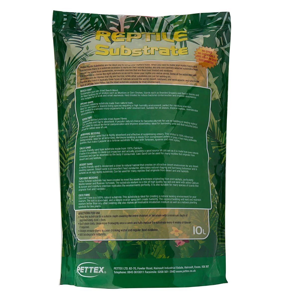 Pettex - Beech Chip Reptile Substrate (10L)