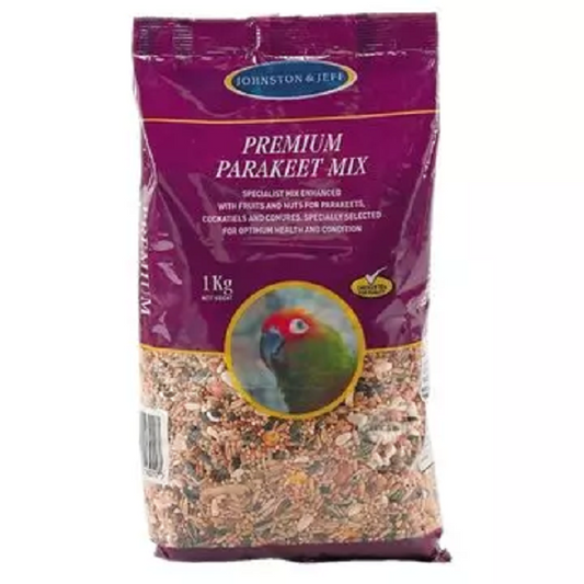 Johnstons & Jeff - Premium Parakeet Mix (1kg)